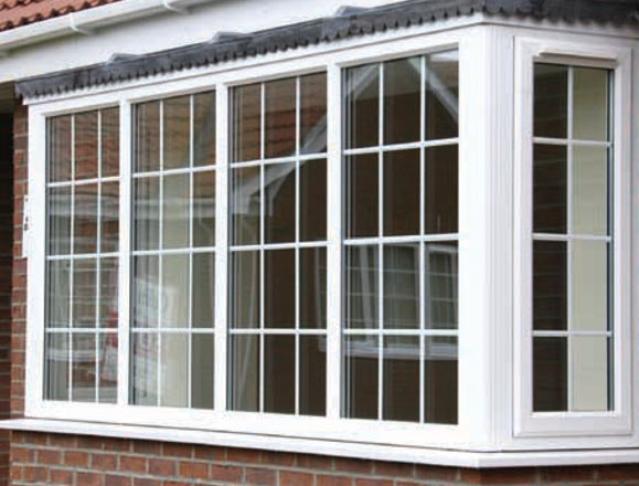 Double Glazed uPVC Windows with Georgian bars and thinner frames installed in Oxfordshire