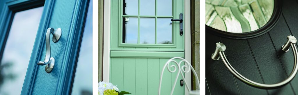 A Selection of composite doors in Oxford